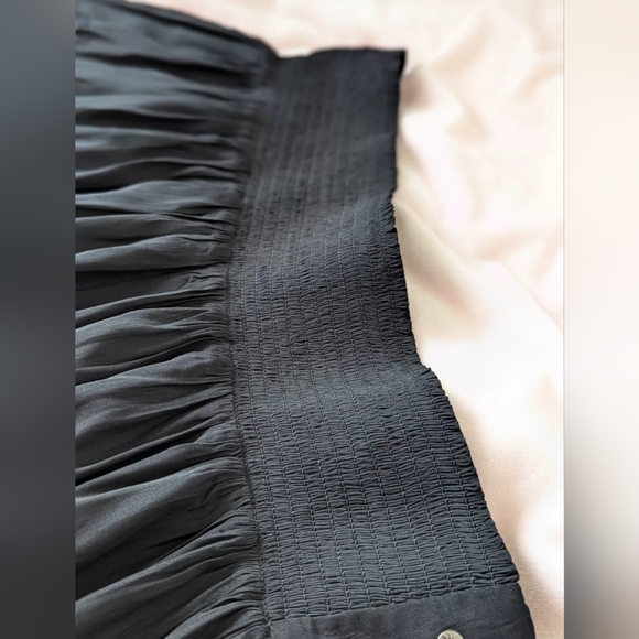 NWT $325 Ramy Brook Black Lace Rue Mini Skirt Size L - Picture 5 of 7